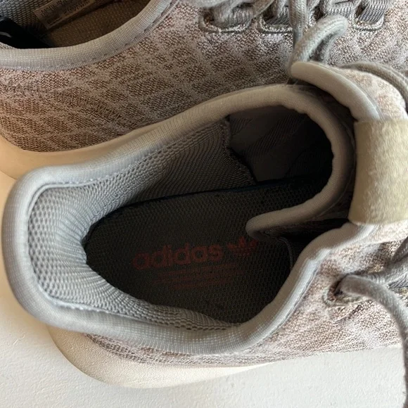 Adidas Women's Tubular Shadow Solid Grey Running Sneakers Size 7 - Picture 9 of 10